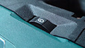Колесо регулятора установки перфоратора Bosch GBH 11 DE позволяет менять скорость оборотов в режиме бурения, а также частоту долбления. Колесо регулятора установки перфоратора Bosch GBH 11 DE
